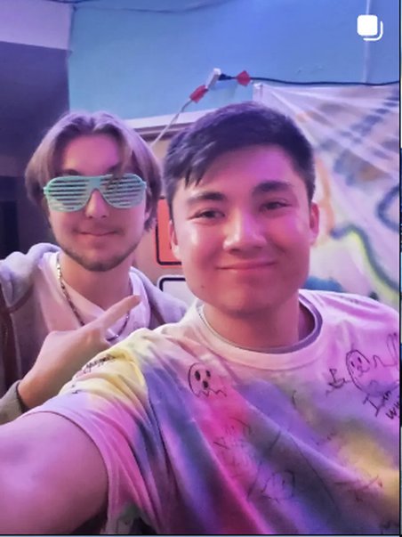 Selfie with a friend