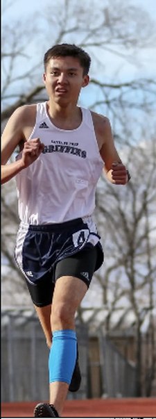 Track race in action