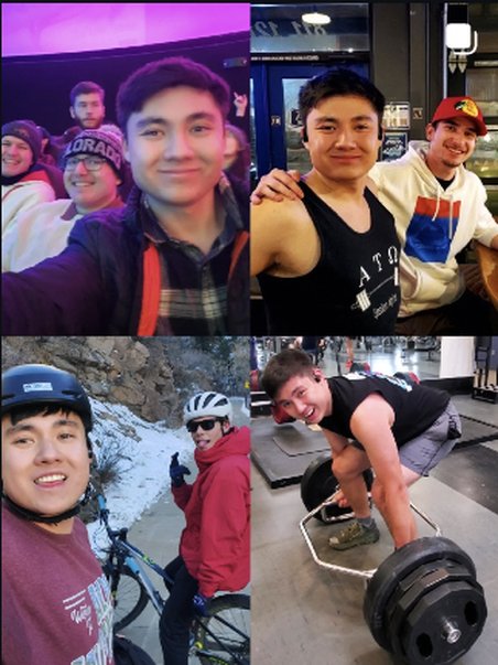 Bar night, biking, and weightlifting