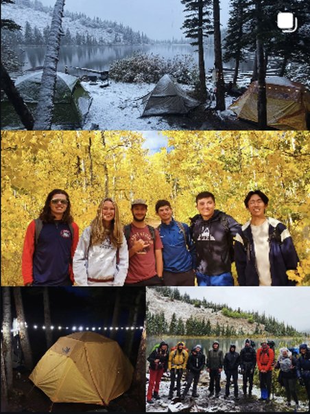 Camping trip with the group