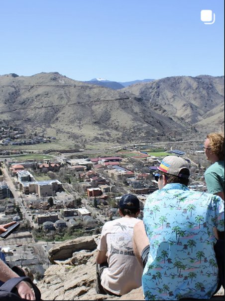 Hillside town view